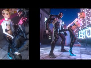 3d porno hentai marvel venom fucked gwen with a huge dick